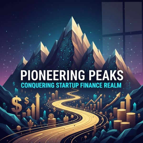 Artwork for Pioneering Peaks Conquering Startup Finance Realm