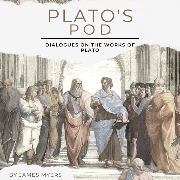 Artwork for Plato's Pod: Dialogues on the works of Plato