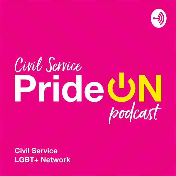 Artwork for PrideON from the Civil Service LGBT+ Network
