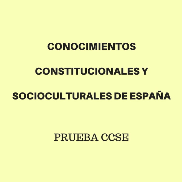 Artwork for PRUEBA CCSE. Conocimientos de España.