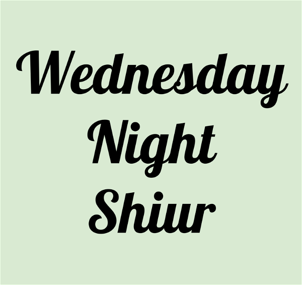 Artwork for R. Hecht's Wednesday Night Shiur