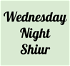 R. Hecht's Wednesday Night Shiur