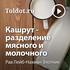 Рав Лейб-Нахман Злотник — Кашрут — разделение мясного и молочного