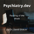 Dr. David Gratzer’s Psychiatry Reading of the Week (TTS)