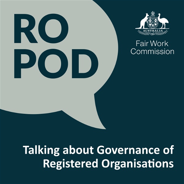 Artwork for RO pod: Talking about governance of registered organisations