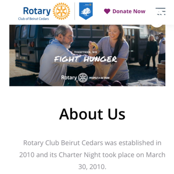 Artwork for Rotary Beirut Cedars