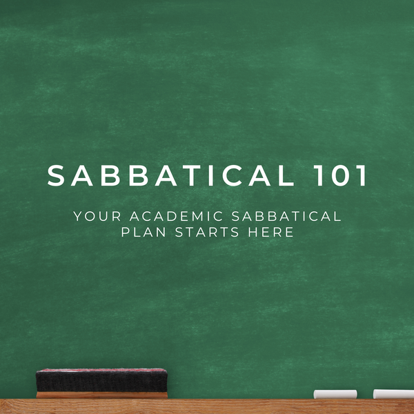 Artwork for Sabbatical 101