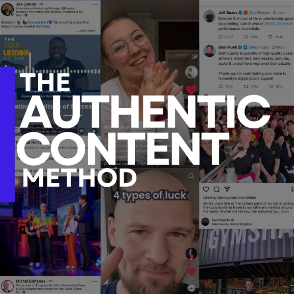 Artwork for The Authentic Content Method w. Rasmus Basilier