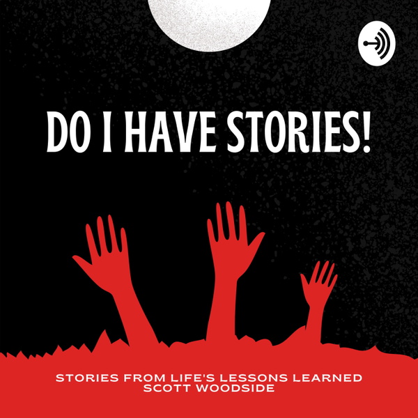 Artwork for Scott Woodside's compelling and unique stories, all true and all about life. Totally unpredictable