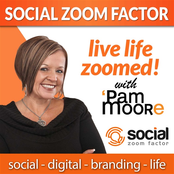 Artwork for Social Media Zoom Factor with Pam Moore