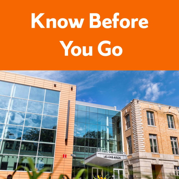 Artwork for Syracuse University Barnes Center: Know Before You Go