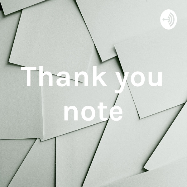 Artwork for Thank you note