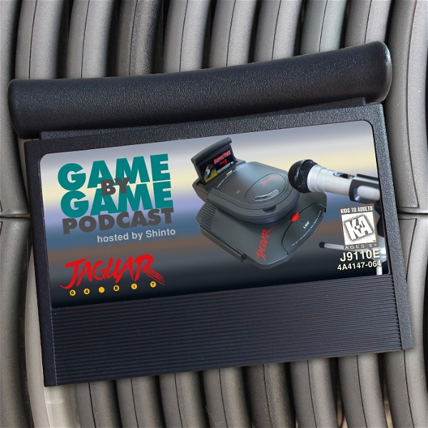Artwork for The Atari Jaguar Game by Game Podcast