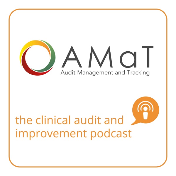 Artwork for the clinical audit and improvement podcast