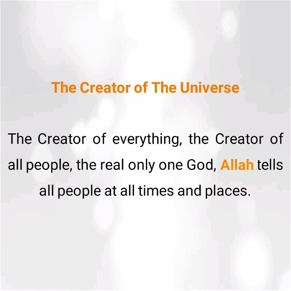 Artwork for The Creator of The Universe