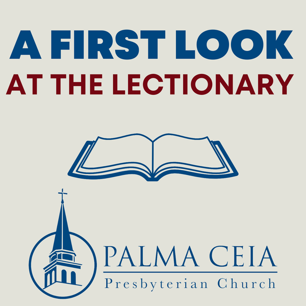 Artwork for A First Look at the Lectionary with Palma Ceia Presbyterian Church
