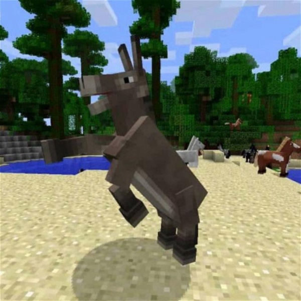 Artwork for The minecraft donkey