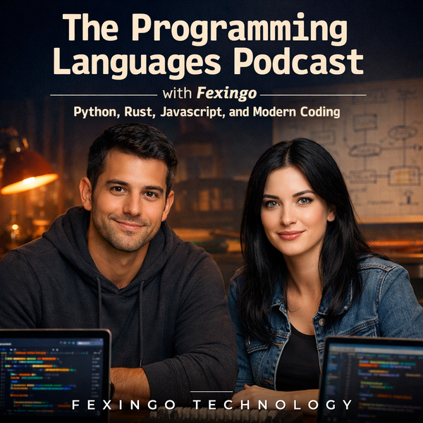 Artwork for The Programming Languages Podcast with Fexingo: Python, Rust, JavaScript, and Modern Coding