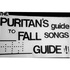 The Puritan’s Guide to Fall Songs Guide