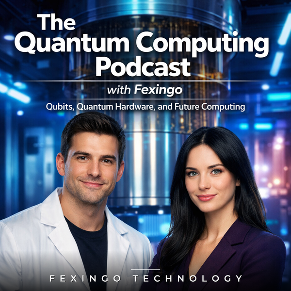 Artwork for The Quantum Computing Podcast with Fexingo: Qubits, Quantum Hardware, and Future Computing