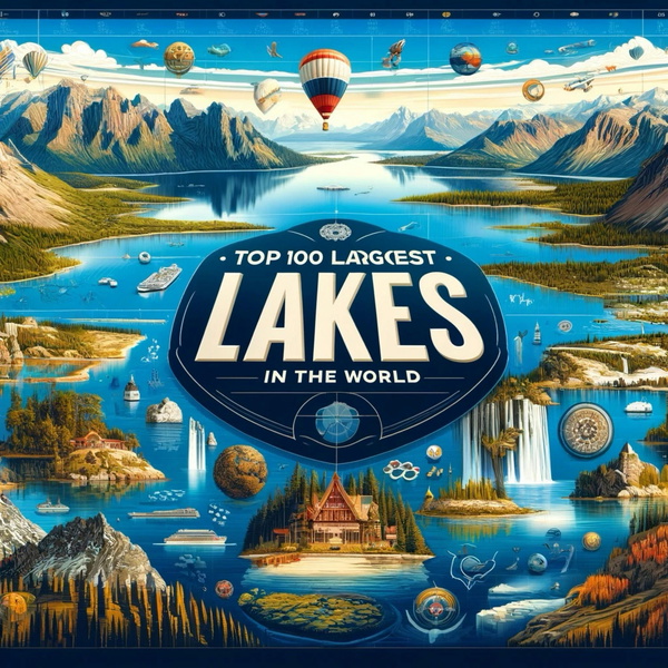 Artwork for Top 100 Largest Lakes in the World
