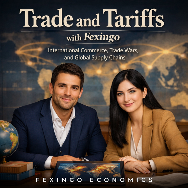 Artwork for Trade and Tariffs with Fexingo: International Commerce, Trade Wars, and Global Supply Chains