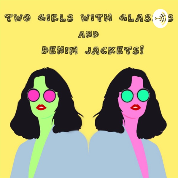 Artwork for Two Girls with Glasses & Denim Jackets