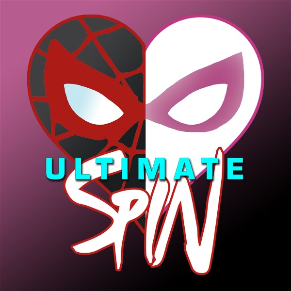 Artwork for Ultimate Spin: The Spider-Man podcast about Marvel Comics' Miles Morales and Spider-Gwen Stacy