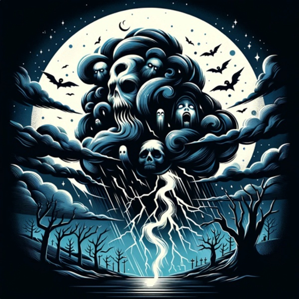 Artwork for Scary Stories on a Stormy Night