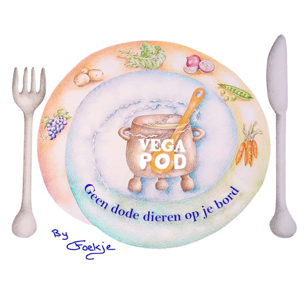 Artwork for VegaPod "Geen dode dieren op je bord"
