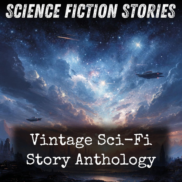 Artwork for Vintage Sci-Fi Story Anthology