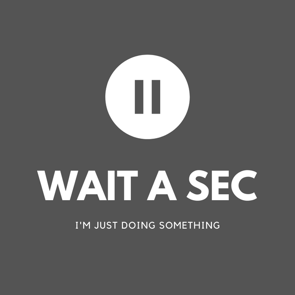 Artwork for wait a sec