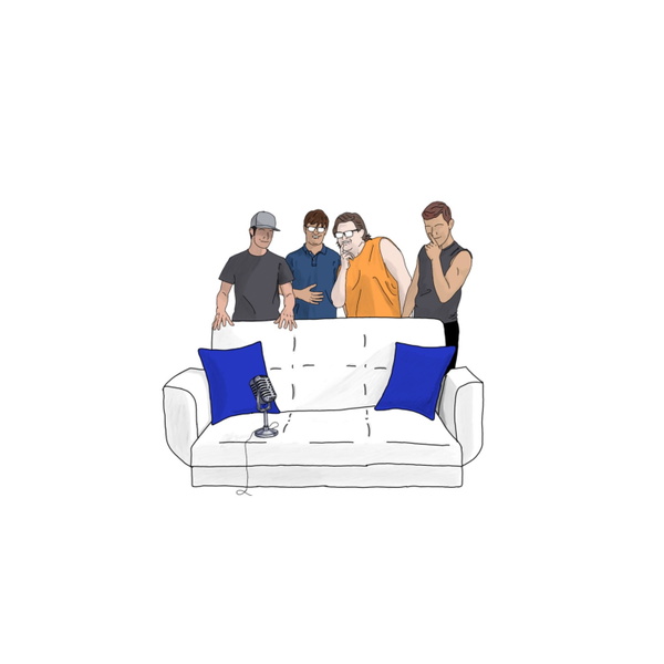Artwork for White Couch Blue Pillows